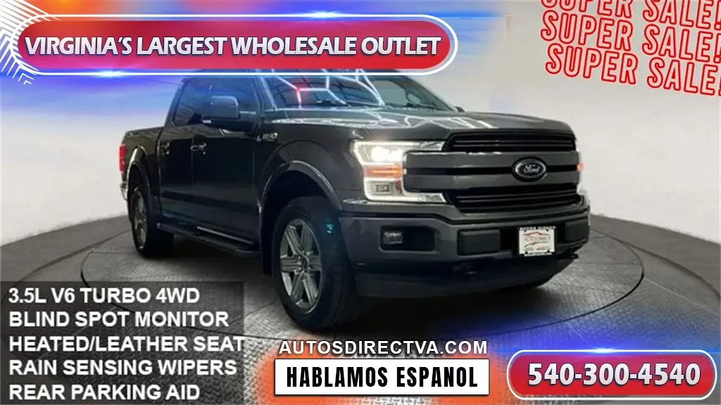 Gray 2019 Ford F-150 Lariat for sale in Manassas, VA