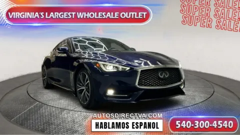 Blue 2021 INFINITI Q60 3.0t LUXE for sale in Fredericksburg, VA