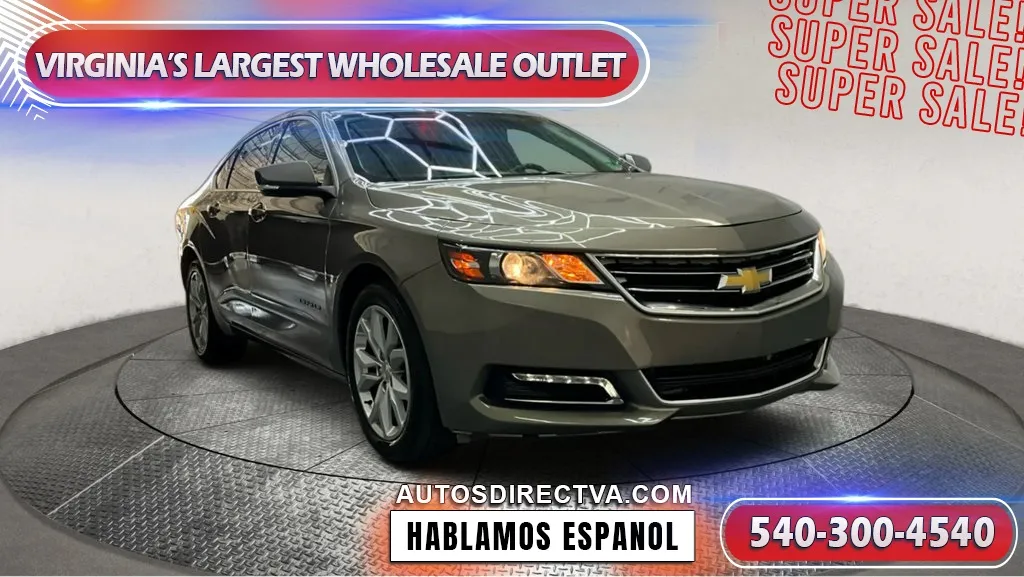 Gray 2018 Chevrolet Impala LT for sale in Fredericksburg, VA