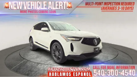White 2022 Acura RDX A-Spec Package for sale in Fredericksburg, VA