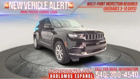 Black 2022 Jeep Grand Cherokee L Limited for sale in Fredericksburg, VA