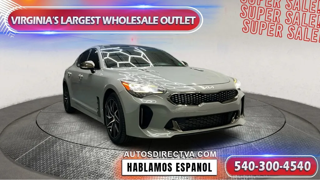 Silver 2022 Kia Stinger GT1 for sale in Fredericksburg, VA