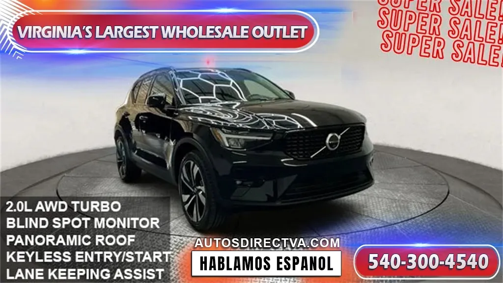 Black 2025 Volvo XC40 B5 Plus Dark Theme for sale in Manassas, VA