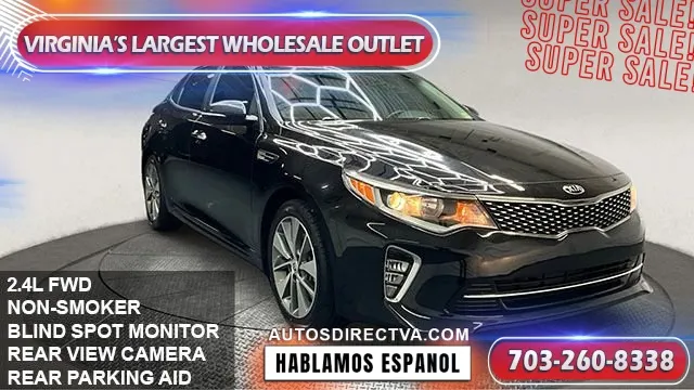 Black 2018 Kia Optima S for sale in Fredericksburg, VA