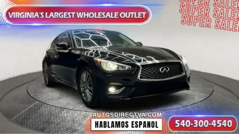 Photos of 2022 INFINITI Q50 LUXE for sale in Fredericksburg, VA at Autos Direct Fredericksburg