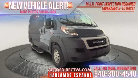 White 2019 Ram ProMaster 3500 High Roof for sale in Fredericksburg, VA