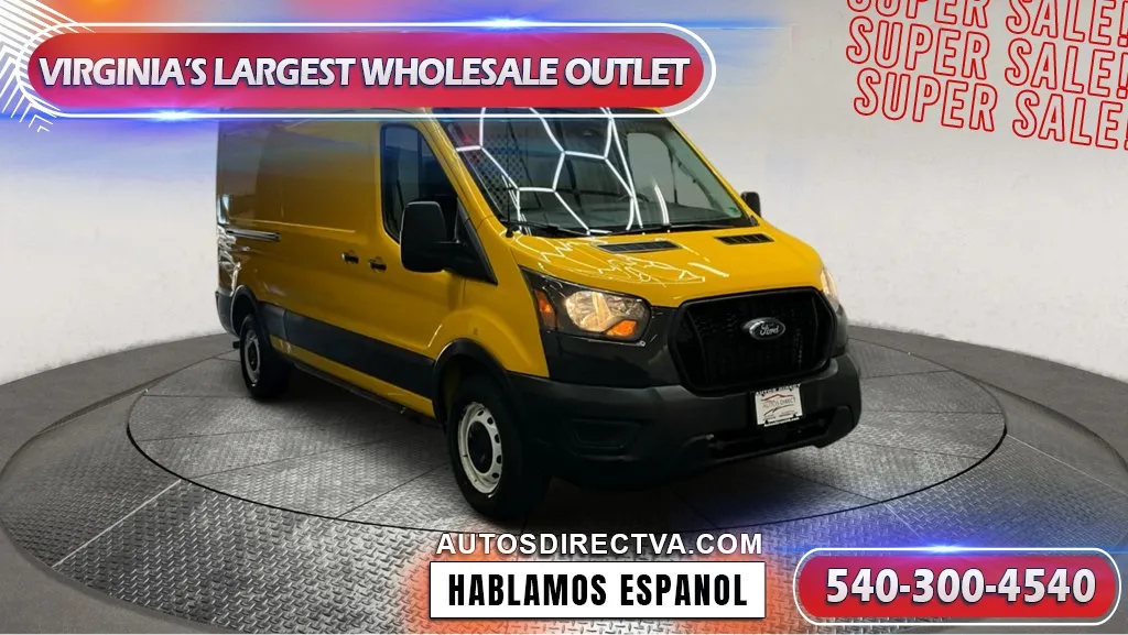 Yellow 2021 Ford Transit-250 for sale in Fredericksburg, VA