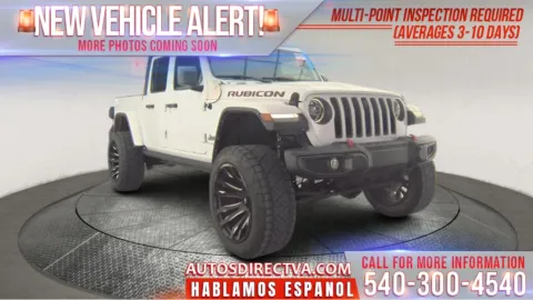 White 2021 Jeep Gladiator Rubicon for sale in Fredericksburg, VA