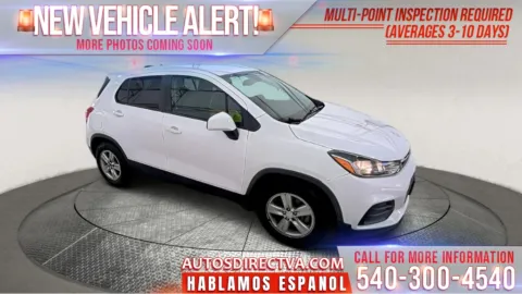 White 2020 Chevrolet Trax LS for sale in Fredericksburg, VA