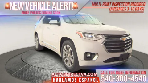 White 2020 Chevrolet Traverse Premier for sale in Fredericksburg, VA