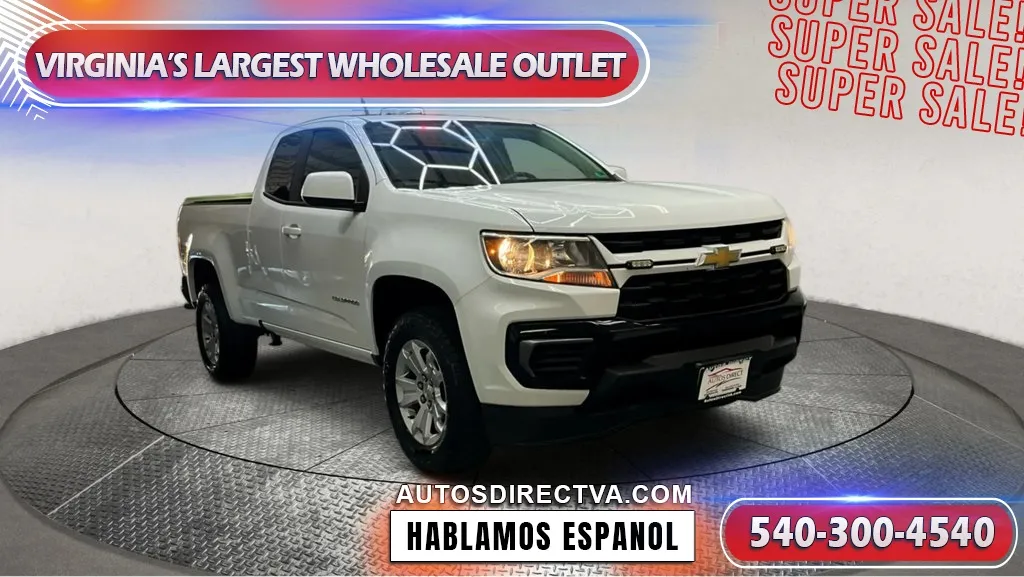 White 2022 Chevrolet Colorado LT for sale in Fredericksburg, VA