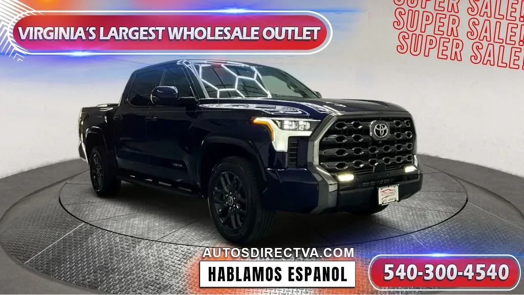 Blue 2022 Toyota Tundra Platinum for sale in Fredericksburg, VA
