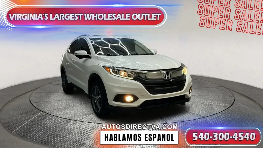 White 2022 Honda HR-V EX for sale in Fredericksburg, VA