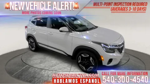 White 2024 Kia Seltos SX for sale in Fredericksburg, VA