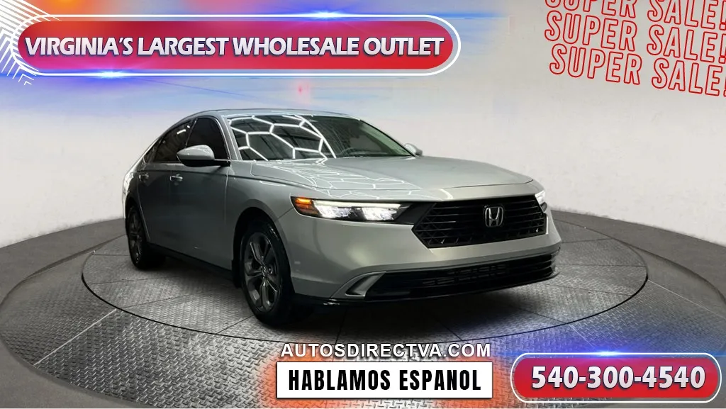 Gray 2024 Honda Accord EX for sale in Fredericksburg, VA