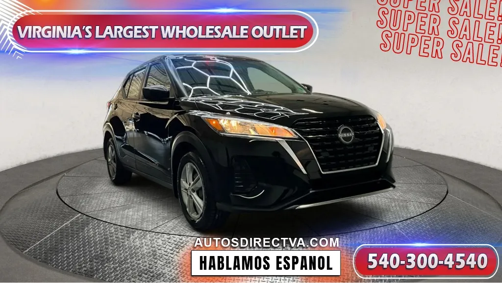 Black 2023 Nissan Kicks S for sale in Fredericksburg, VA