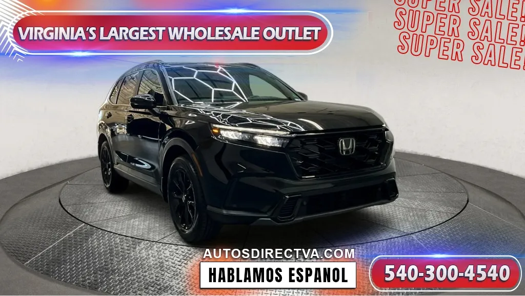 Black 2025 Honda CR-V Hybrid Sport-L for sale in Fredericksburg, VA