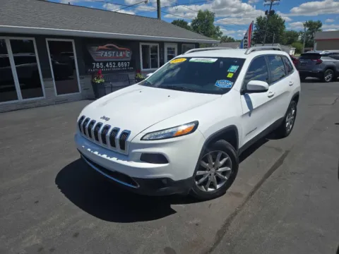 White 2018 JEEP CHEROKEE LIMITED for sale in Kokomo, IN