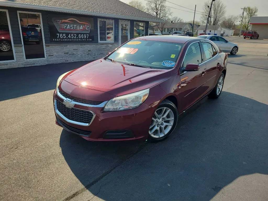Red 2015 CHEVROLET MALIBU 1LT for sale in Kokomo, IN