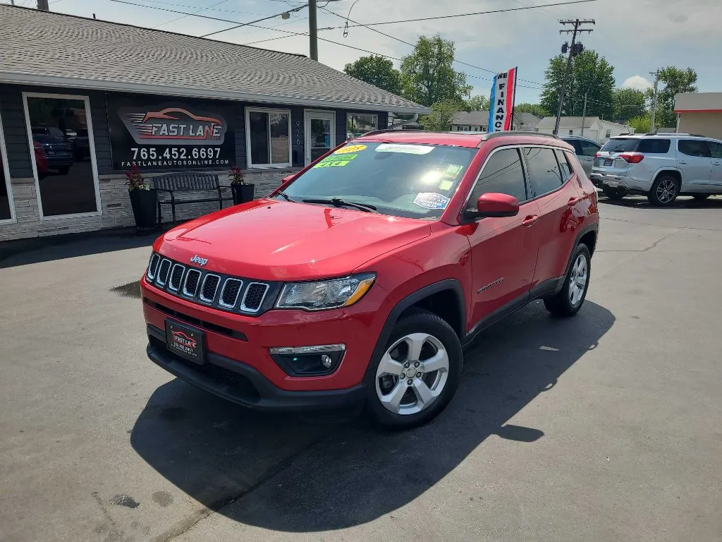 Red 2018 JEEP COMPASS LATITUDE for sale in Kokomo, IN