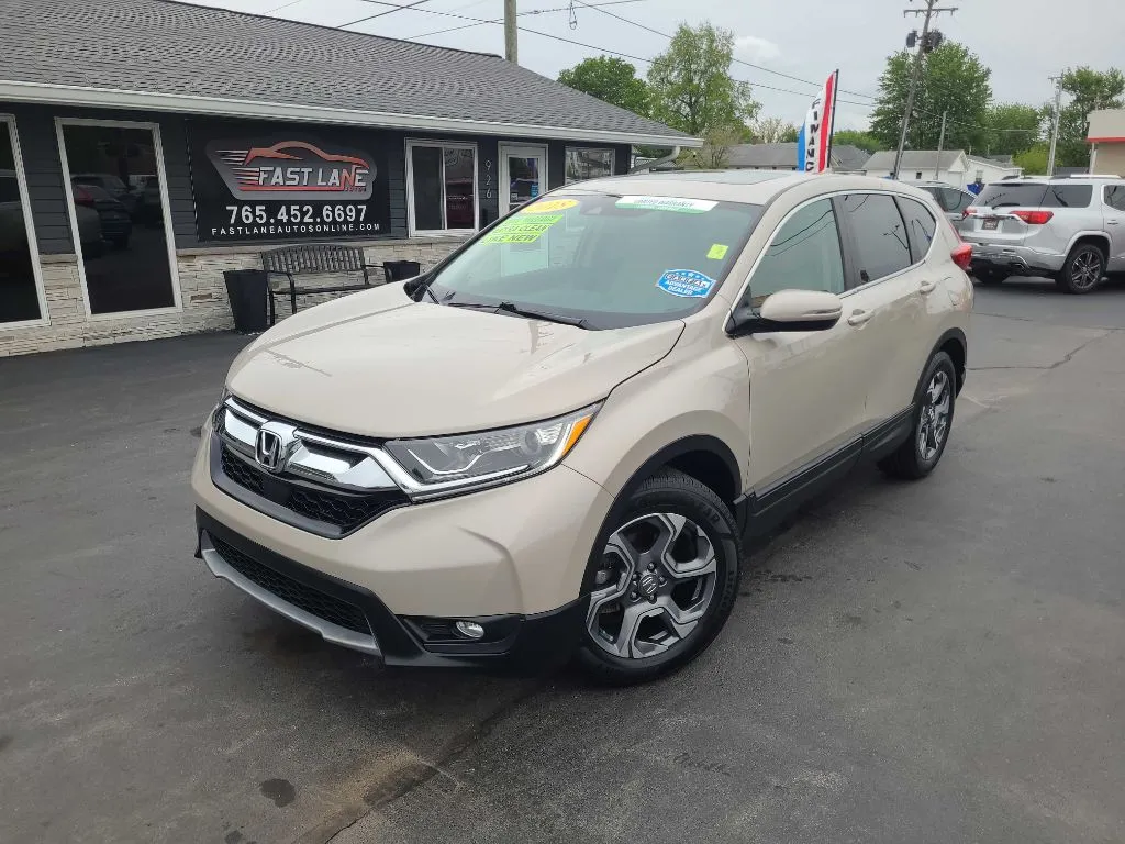 Beige 2018 HONDA CR-V EXL for sale in Kokomo, IN
