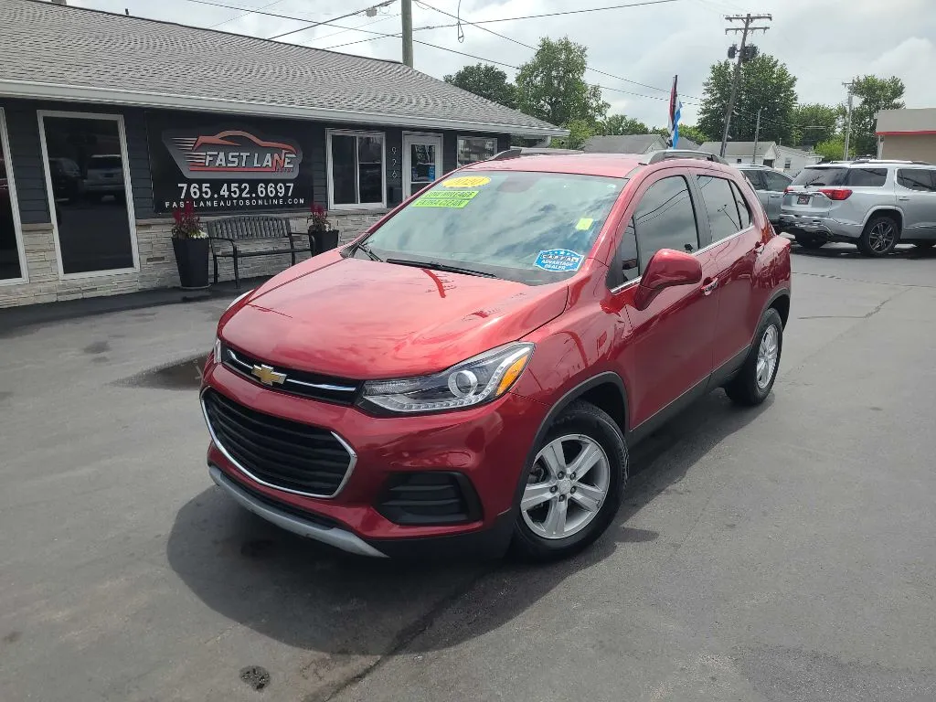 Red 2020 CHEVROLET TRAX 1LT for sale in Kokomo, IN