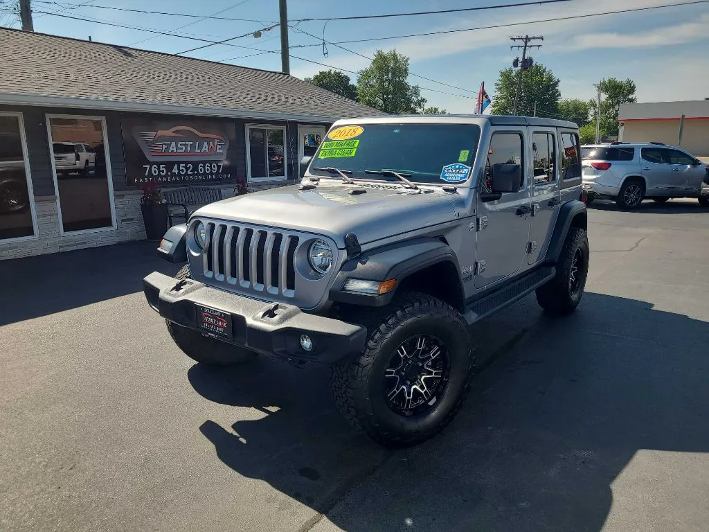 Silver 2020 JEEP WRANGLER UNLIMI SPORT for sale in Kokomo, IN