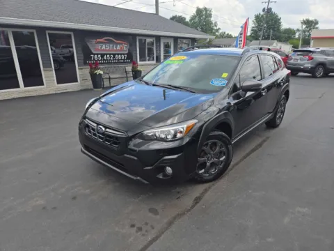 Black 2021 SUBARU CROSSTREK SPORT for sale in Kokomo, IN