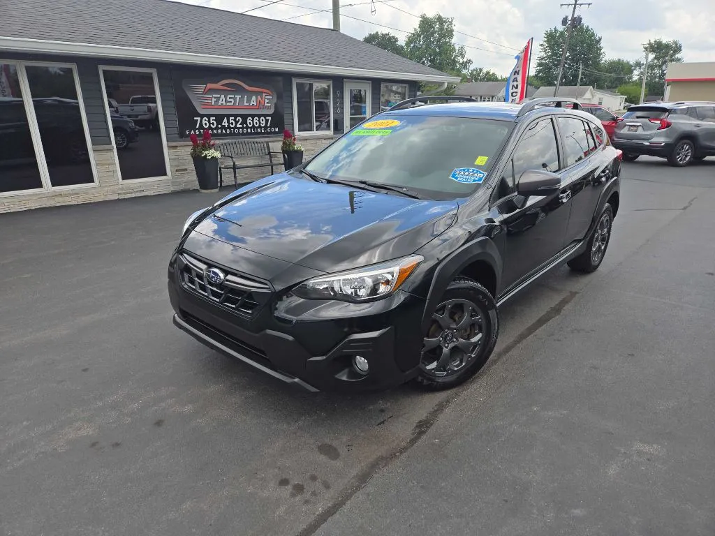 Black 2021 SUBARU CROSSTREK SPORT for sale in Kokomo, IN
