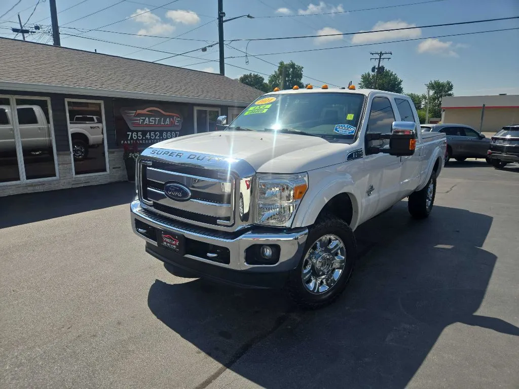 White 2014 FORD F350 SUPER DUTY for sale in Kokomo, IN
