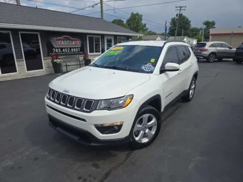 White 2018 JEEP COMPASS LATITUDE for sale in Kokomo, IN