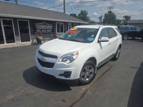 White 2015 CHEVROLET EQUINOX LT for sale in Kokomo, IN