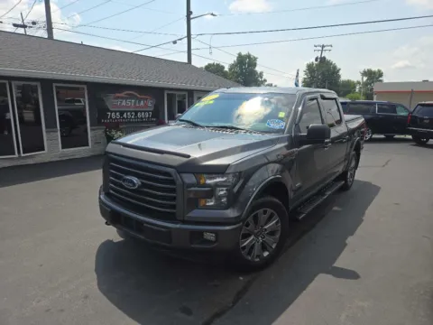 Gray 2017 FORD F-150 SUPERCREW for sale in Kokomo, IN