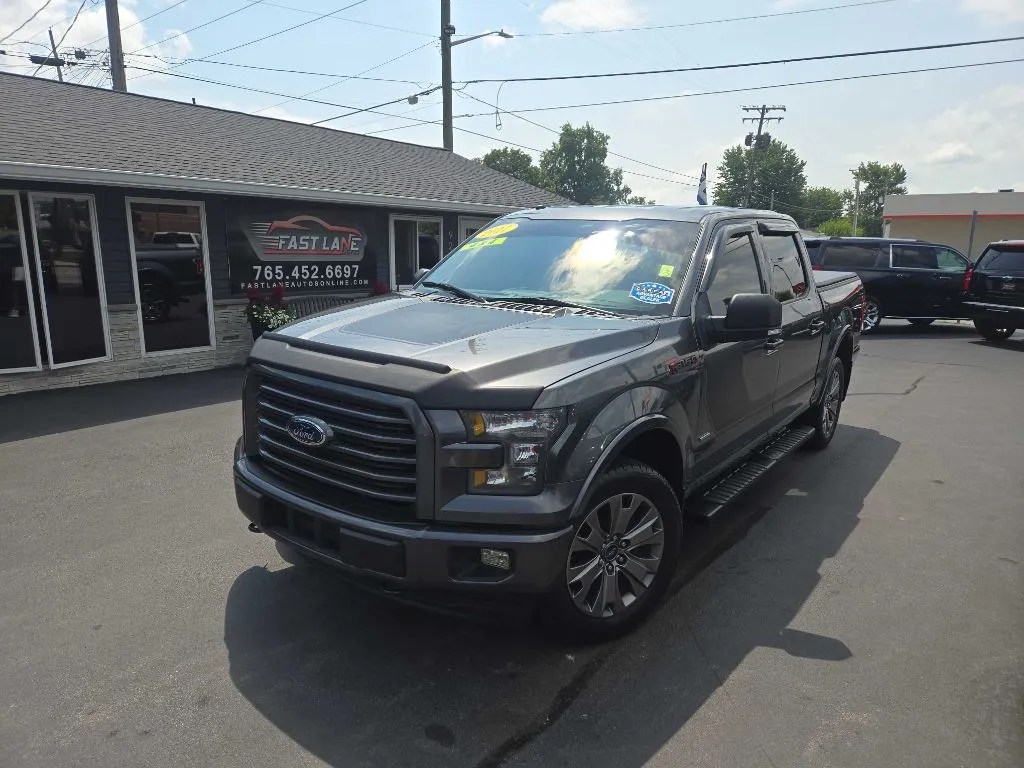 Gray 2017 FORD F-150 SUPERCREW for sale in Kokomo, IN