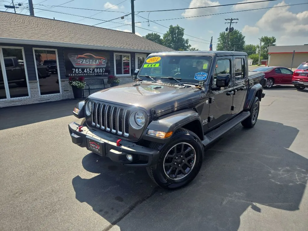 Gray 2021 JEEP GLADIATOR OVERLAND for sale in Kokomo, IN