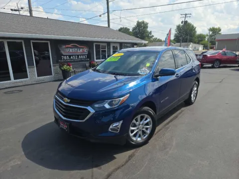 Blue 2020 CHEVROLET EQUINOX LT for sale in Kokomo, IN