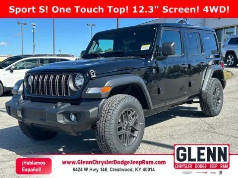 Black 2026 Jeep Wrangler Sport S for sale in Crestwood, KY