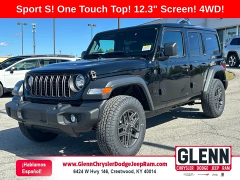 Black 2026 Jeep Wrangler Sport S for sale in Crestwood, KY