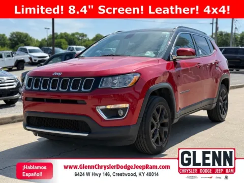 Red 2019 Jeep Compass Limited for sale in Crestwood, KY