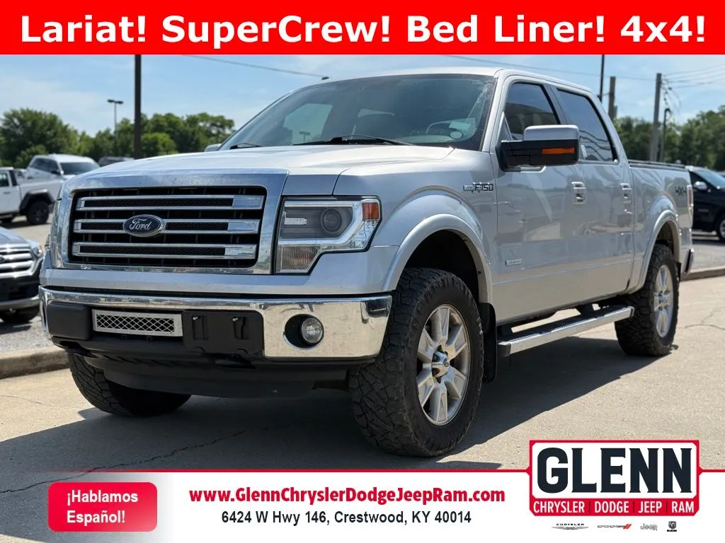 Silver 2013 Ford F-150 Lariat for sale in Crestwood, KY