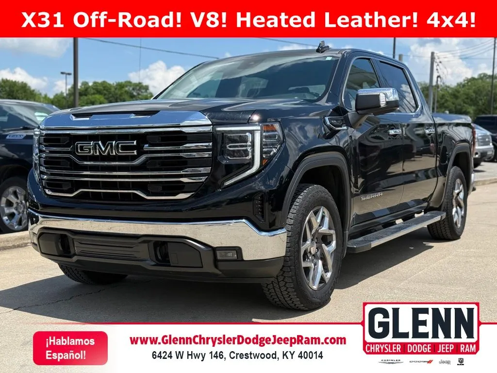 Black 2023 GMC Sierra 1500 SLT for sale in Crestwood, KY