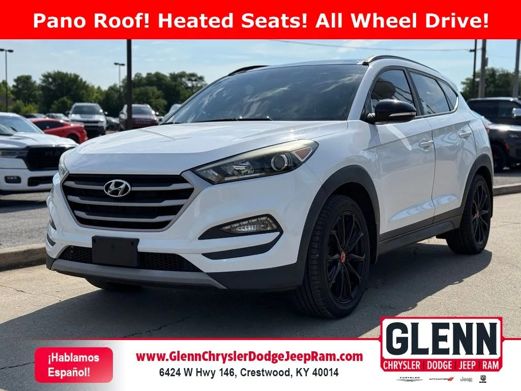 White 2017 Hyundai Tucson Night for sale in Crestwood, KY