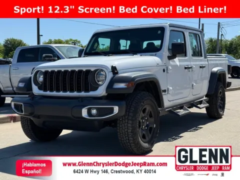 White 2025 Jeep Gladiator Sport for sale in Crestwood, KY