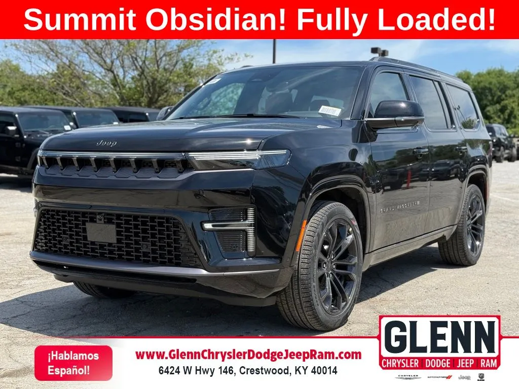 Black 2026 Jeep Grand Wagoneer Summit Obsidian for sale in Crestwood, KY