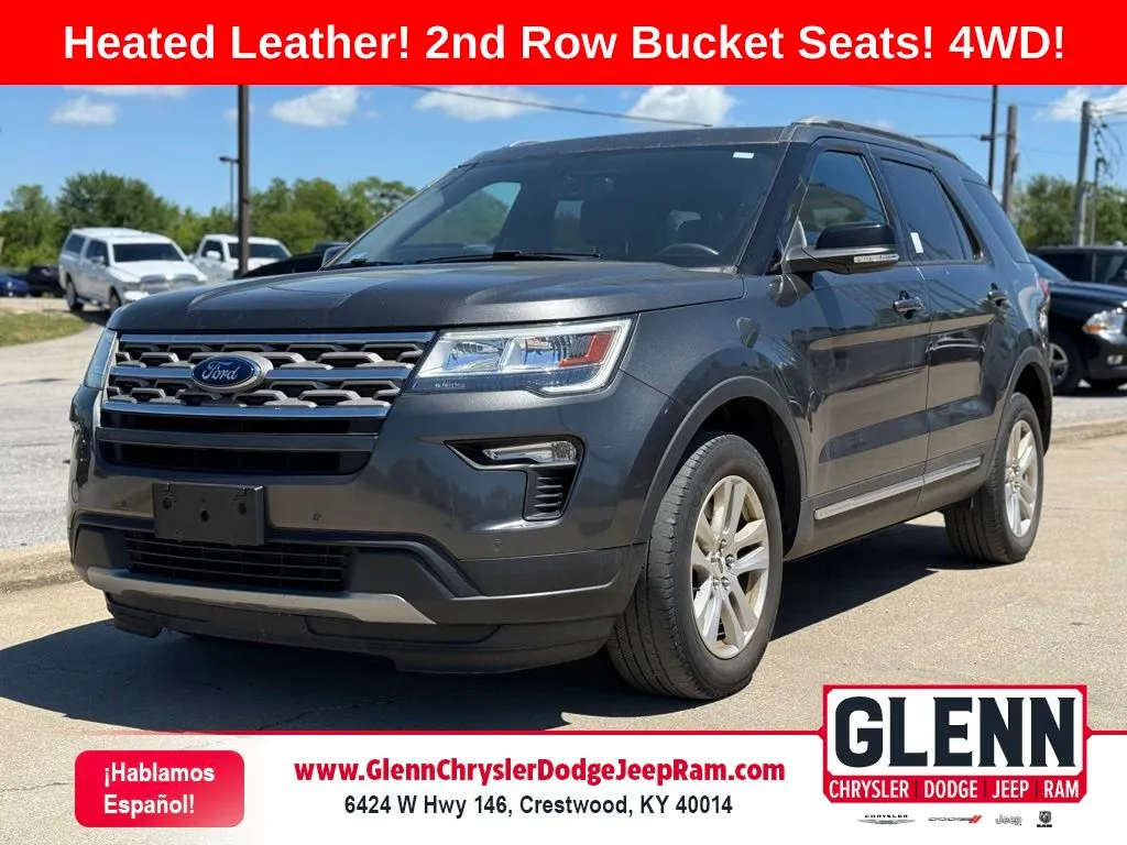 Gray 2018 Ford Explorer XLT for sale in Crestwood, KY