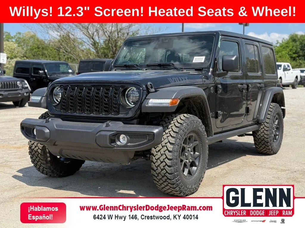 Black 2026 Jeep Wrangler Sport S for sale in Crestwood, KY