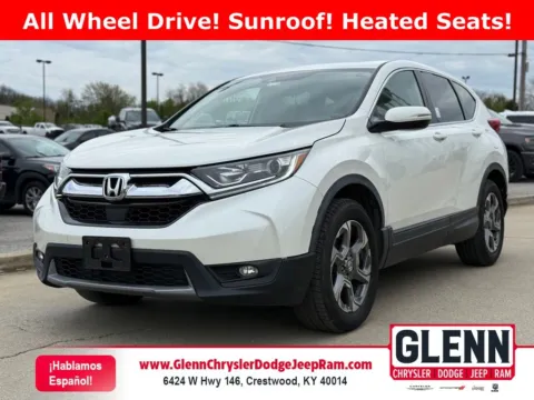 White 2017 Honda CR-V EX for sale in Crestwood, KY