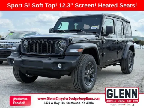 Black 2026 Jeep Wrangler Sport S for sale in Crestwood, KY