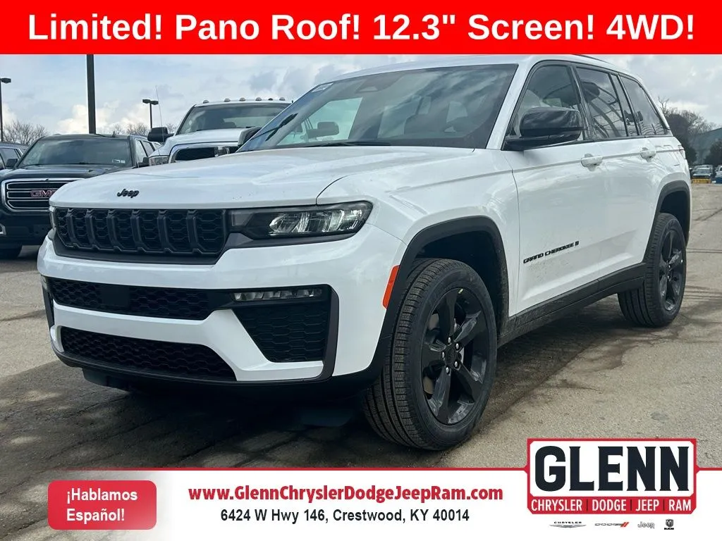 White 2026 Jeep Grand Cherokee Limited for sale in Crestwood, KY