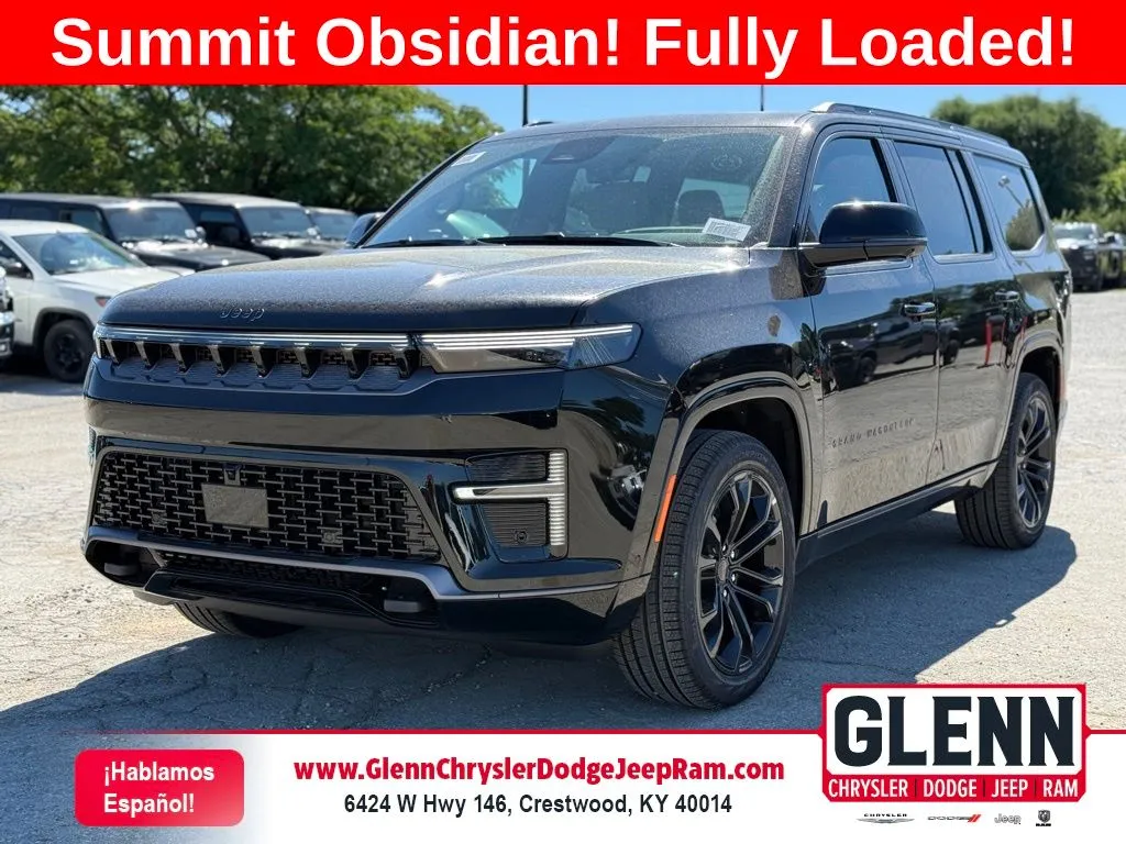 Black 2026 Jeep Grand Wagoneer Summit Obsidian for sale in Crestwood, KY